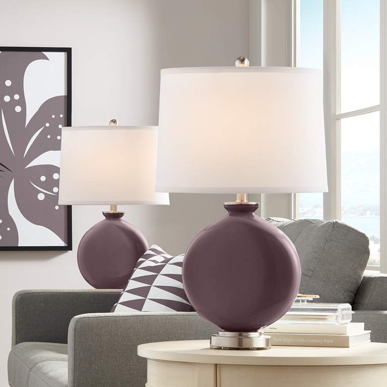 Image 1 Poetry Plum Carrie Table Lamp Set of 2