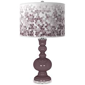 Image1 of Poetry Plum Mosaic Apothecary Table Lamp