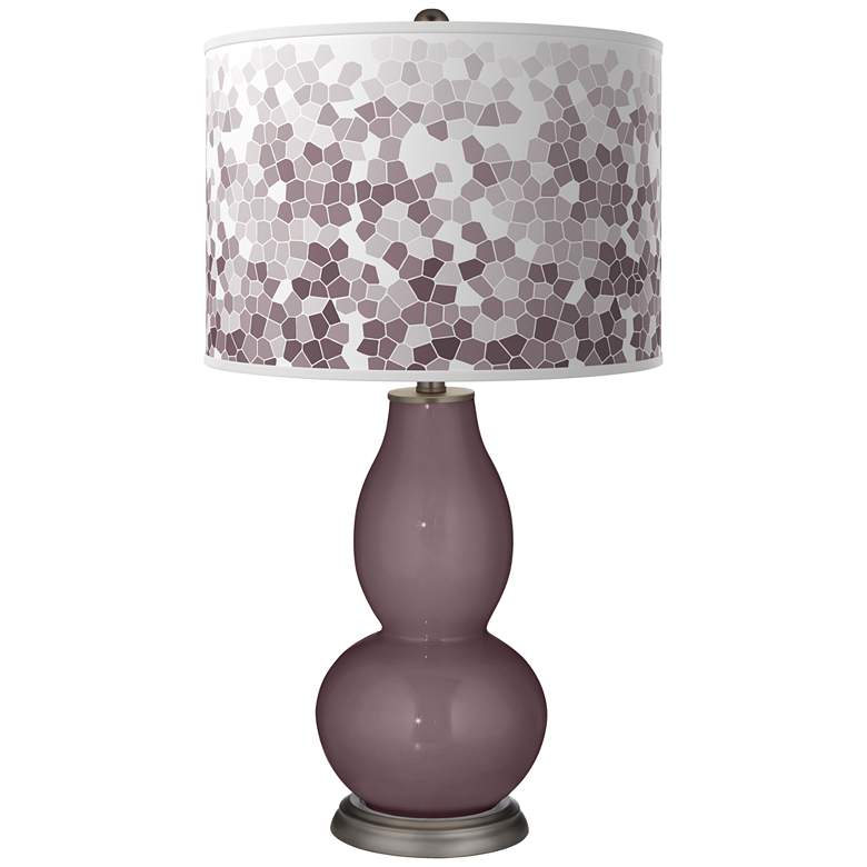 Image 1 Poetry Plum Mosaic Double Gourd Table Lamp