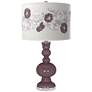 Poetry Plum Rose Bouquet Apothecary Table Lamp