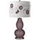 Poetry Plum Rose Bouquet Double Gourd Table Lamp
