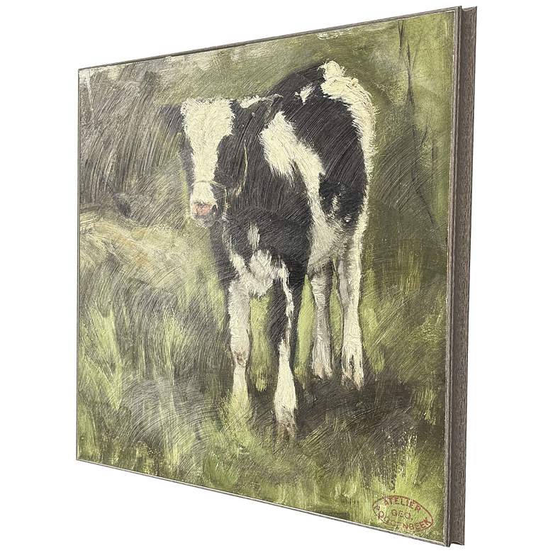 Image 2 Poggenbeeks Calf I 29"W x 29"H Modern Non-Glass Framed Art more views