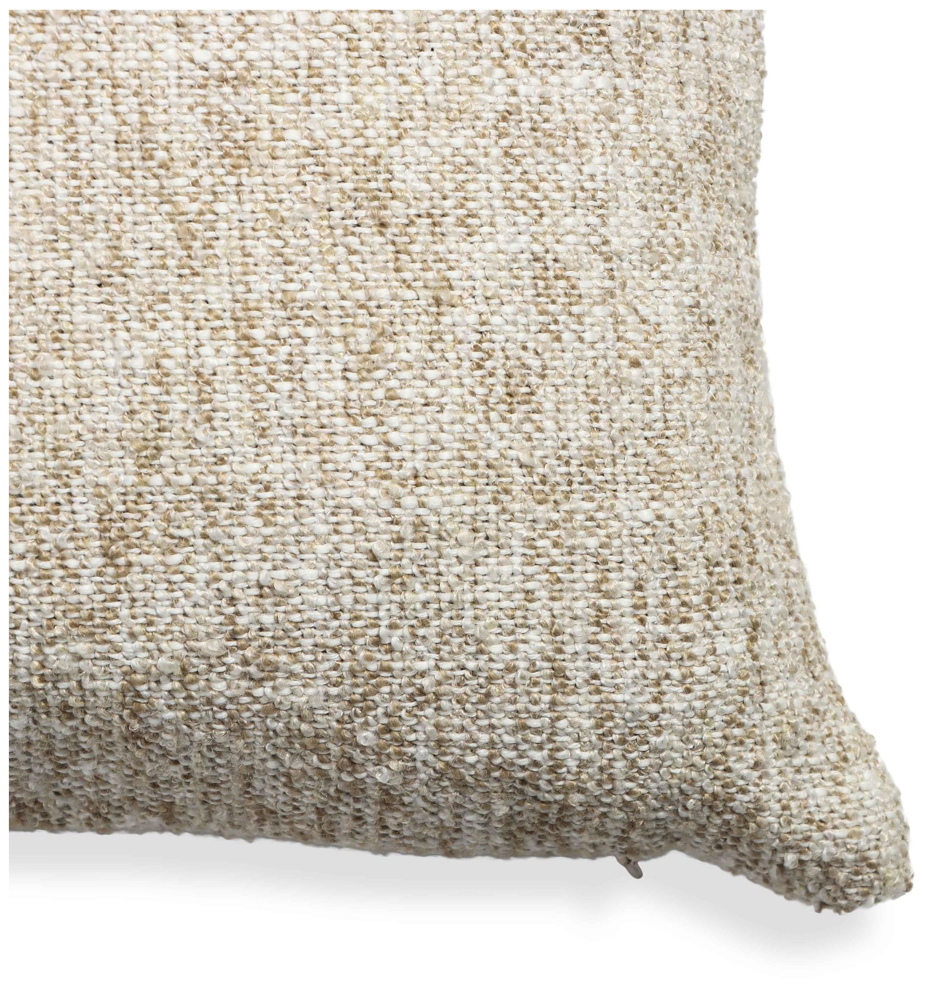 Image 3 Poh Washed Beige Boucle 16" Square Accent Pillow more views
