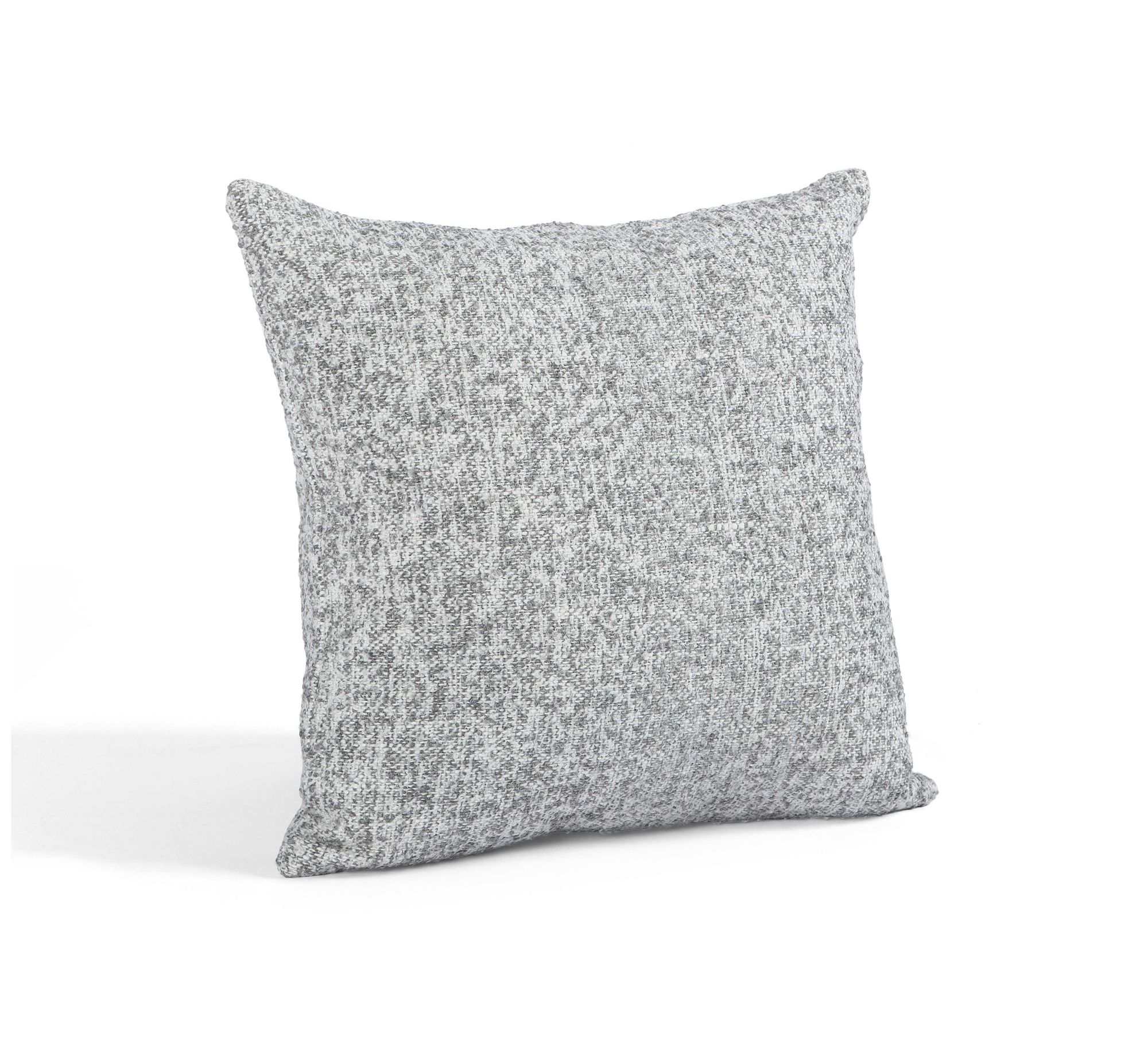 Image 4 Poh Washed Grey Boucle 16" Square Accent Pillow more views