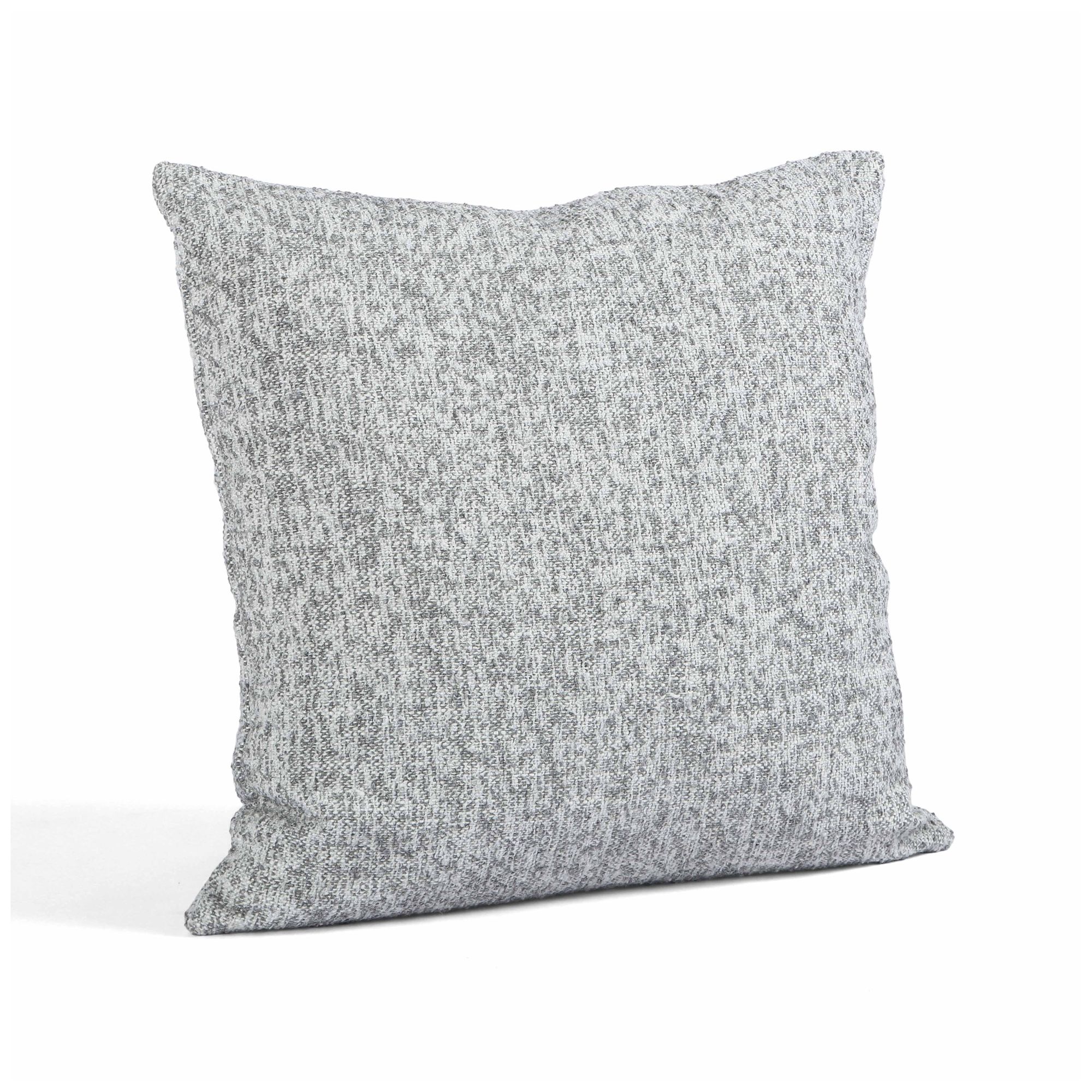 Image 2 Poh Washed Grey Boucle 20" Square Accent Pillow more views