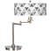 Pointillism Giclee CFL Swing Arm Desk Lamp