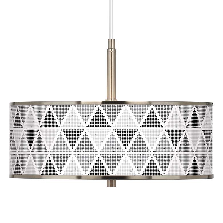 Image 1 Pointillism Giclee Glow 16" Wide Pendant Light