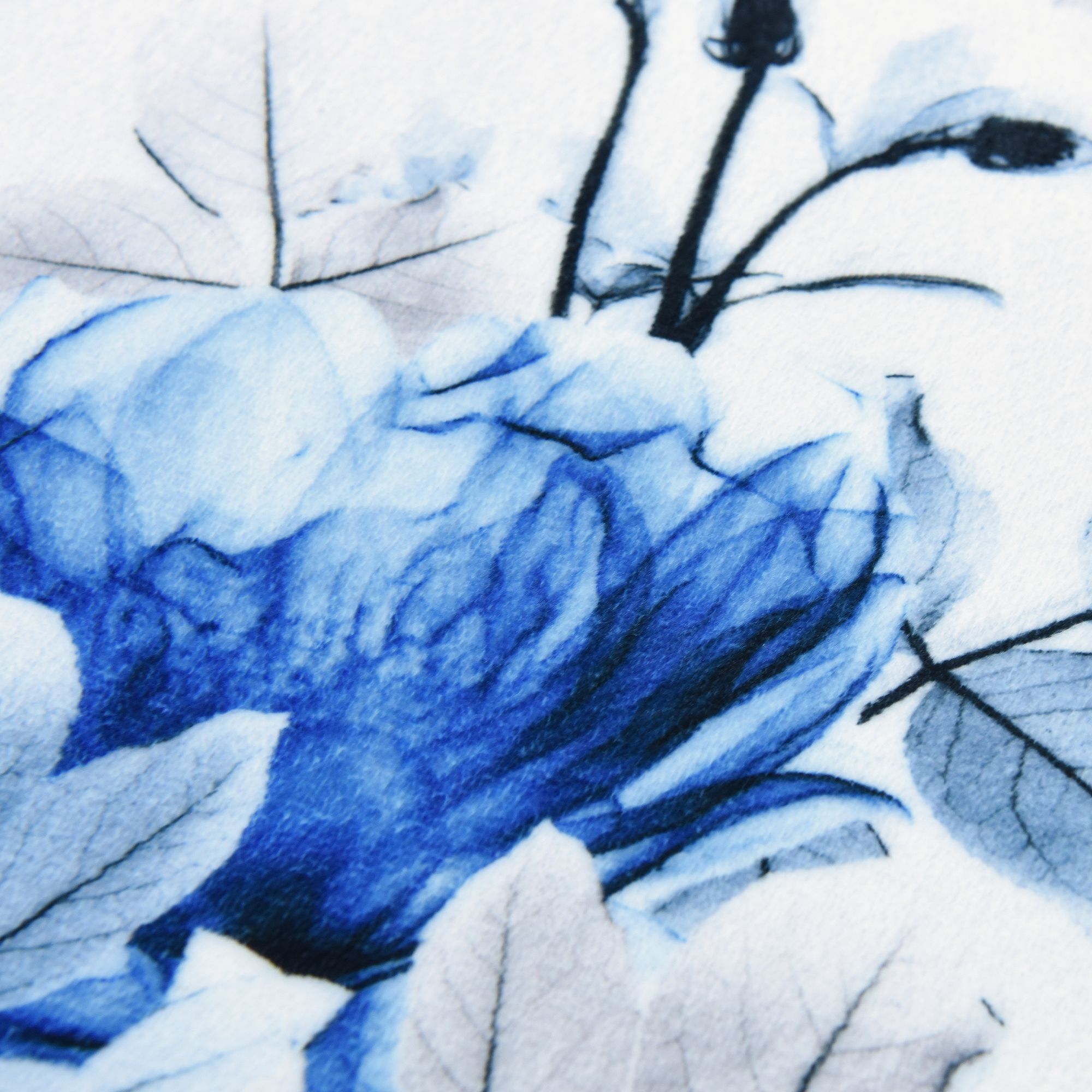 Image 3 Pointless Friction Washable Flowers Art Area Rug size 5'x8' more views