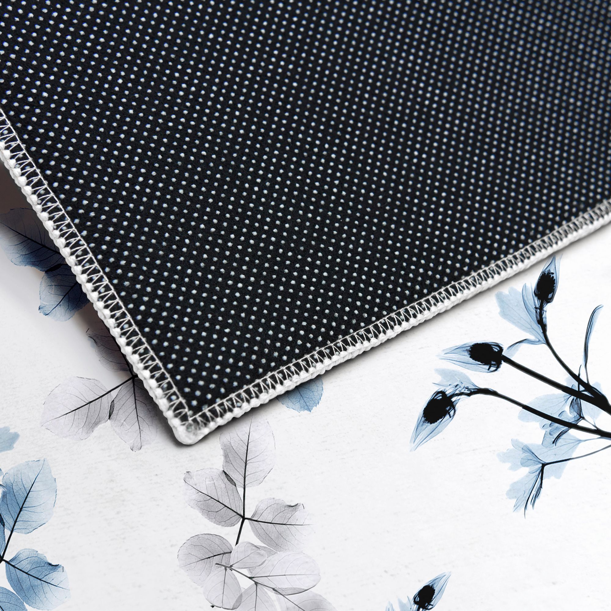 Image 4 Pointless Friction Washable Flowers Art Area Rug size 8'x10' more views