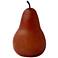 Poire Upright 6 3/4" High Red Decorative Pear Sculpture