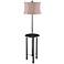 Poise Oil-Rubbed Bronze Tri-Leg Floor Lamp with Tray Table