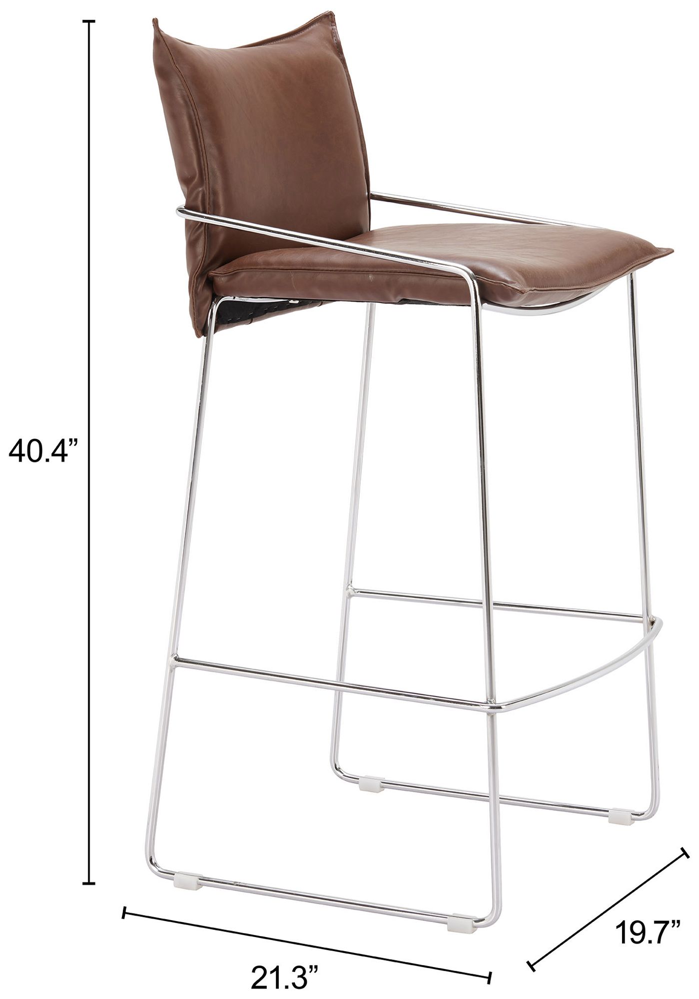 Pola Barstool Brown