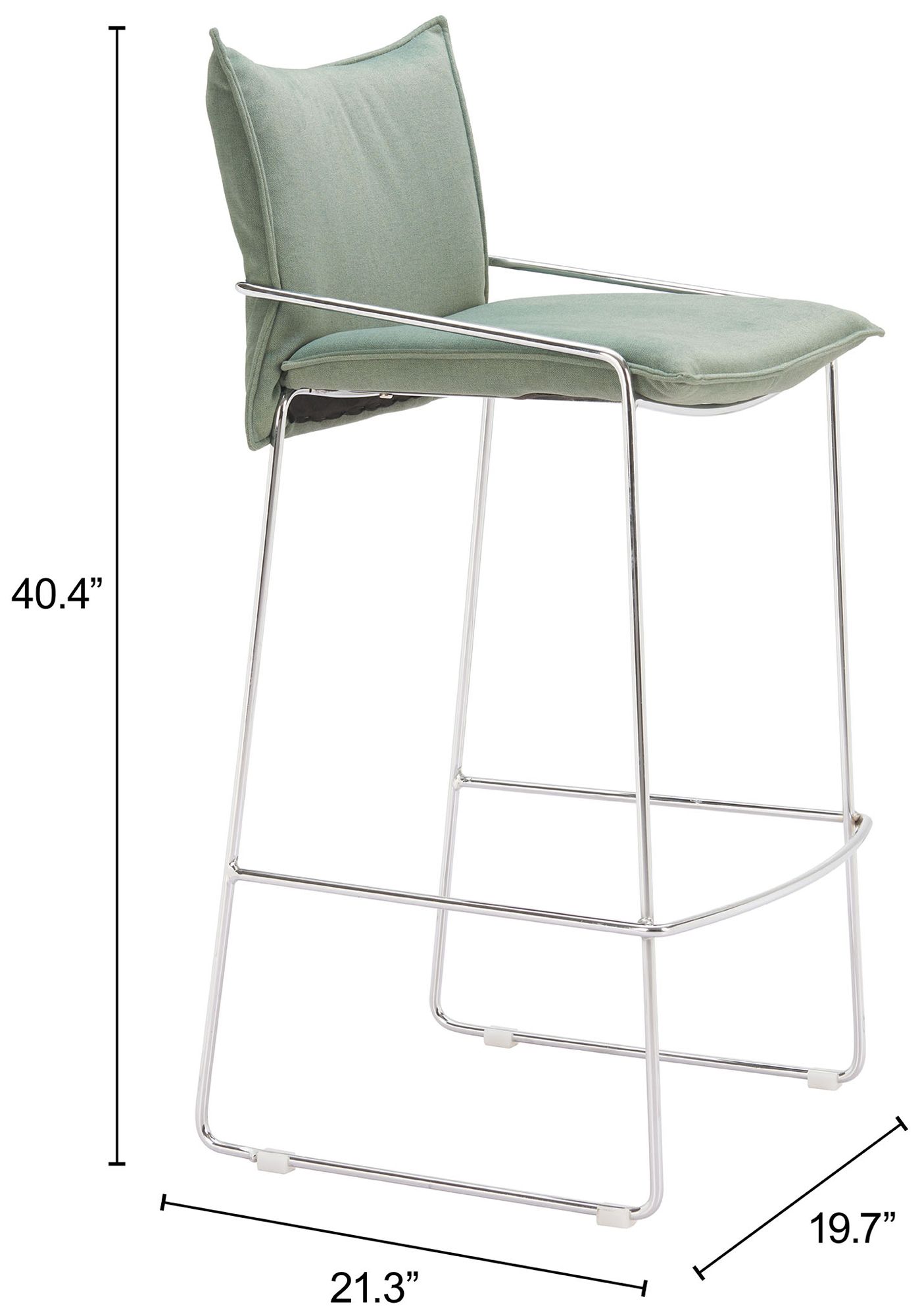 Pola Barstool Green