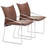 1_Pola Dining Chair (Set of 2) Brown