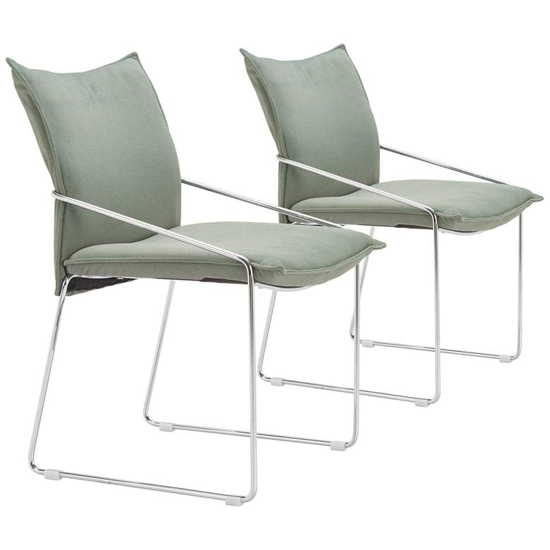 Image 1 Pola Dining Chair (Set of 2) Green