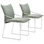 1_Pola Dining Chair (Set of 2) Green