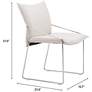 7_Pola Dining Chair (Set of 2) White more views