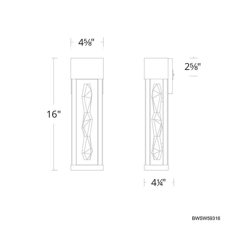 Image 5 Polar 1 Light LED Outdoor Wall Light more views