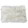 Polar Bear White 20" x 14" Plush Faux Fur Pillow