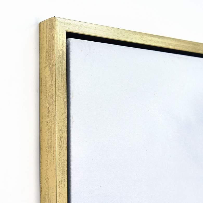 Image 4 Polar Stream 36" Textured Metallic Framed Canvas Wall Art more views