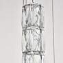 3_Polaris 24" Wide Chrome and Crystal LED Multi Light Pendant more views