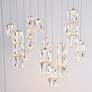 5_Polaris 24" Wide Chrome and Crystal LED Multi Light Pendant more views