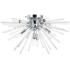 Polaris 25"W Polished Chrome 8-Light Sputnik Ceiling Light
