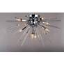 3_Polaris 25"W Polished Chrome 8-Light Sputnik Ceiling Light more views