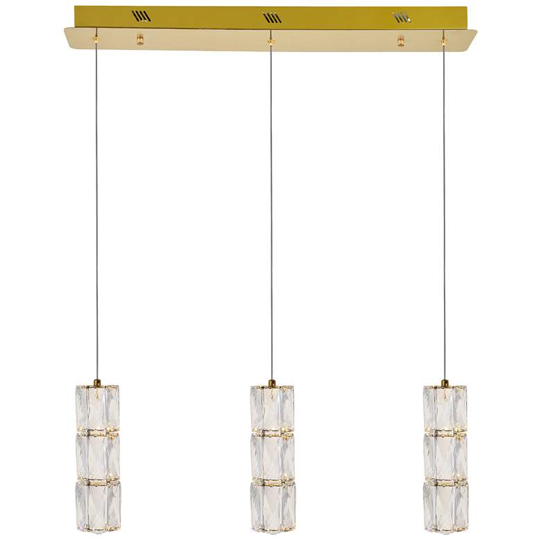 Image 3 Polaris 27 1/2" Wide LED Multi-Light Pendant