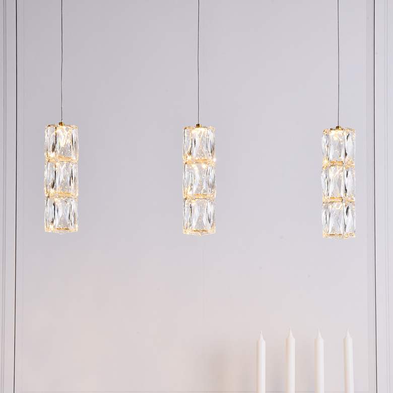 Image 2 Polaris 27 1/2" Wide LED Multi-Light Pendant