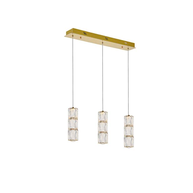 Image 5 Polaris 27 1/2" Wide LED Multi-Light Pendant more views