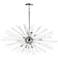 Polaris 40" Wide Polished Chrome 16-Light Sputnik Pendant
