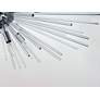 2_Polaris 40" Wide Polished Chrome 16-Light Sputnik Pendant more views