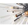 3_Polaris 40" Wide Polished Chrome 16-Light Sputnik Pendant more views
