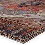 Thumbnail3 of Polaris Cicero POL40 2'x3' Orange Rectangular Area Rug more views