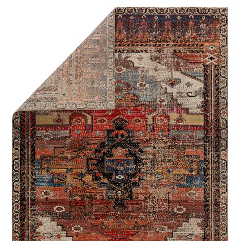 Image 4 Polaris Cicero POL40 5'3"x7'6" Orange Rectangular Area Ru more views