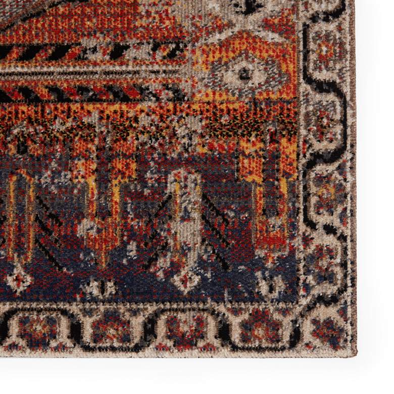 Image 5 Polaris Cicero POL40 5'3"x7'6" Orange Rectangular Area Ru more views