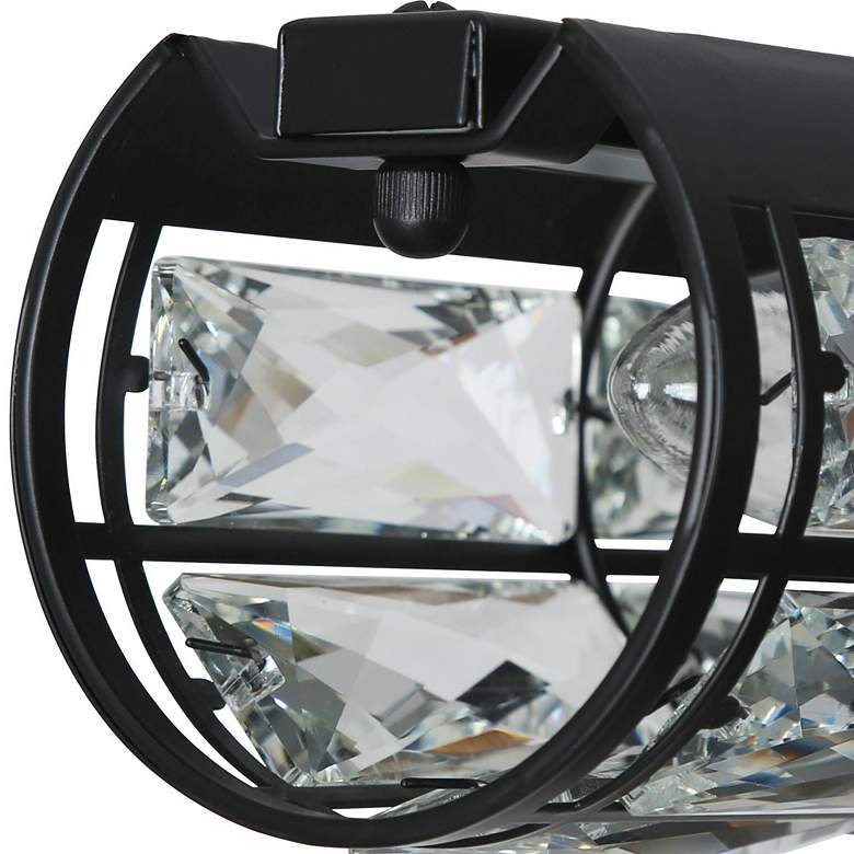 Image 3 Polia 27 inch Wide Black Metal 4-Light Island Chandelier more views