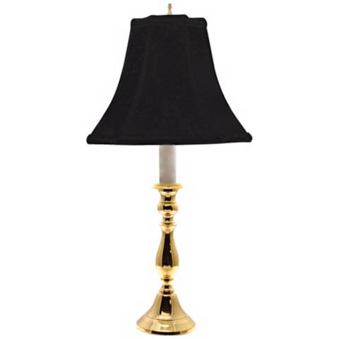 Thea Triple Candlestick Lamp - Black Shade