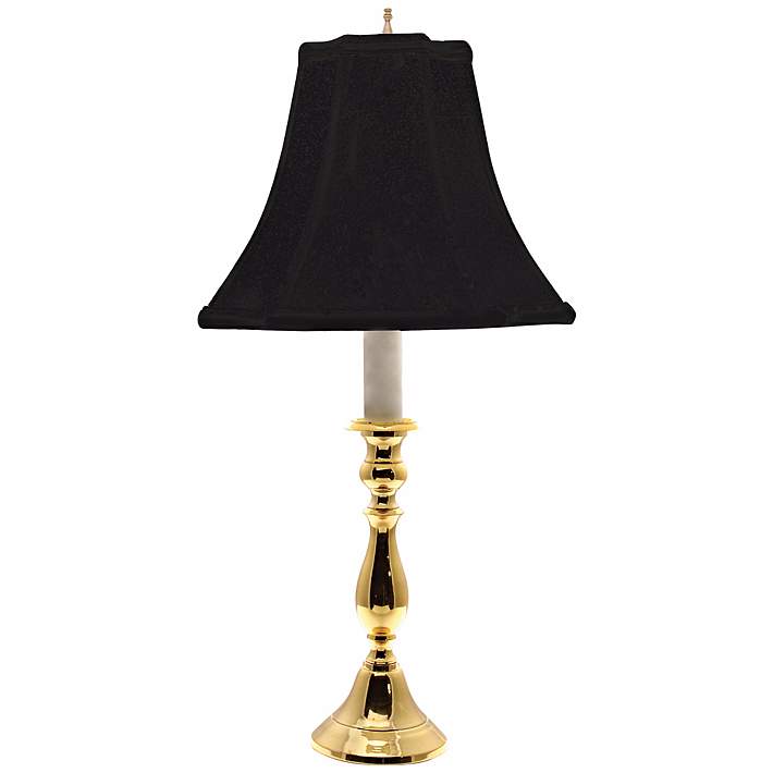 Cherise Adjustable Shade Table Lamp Antique Brass and Matte Black –  Longstreet Living