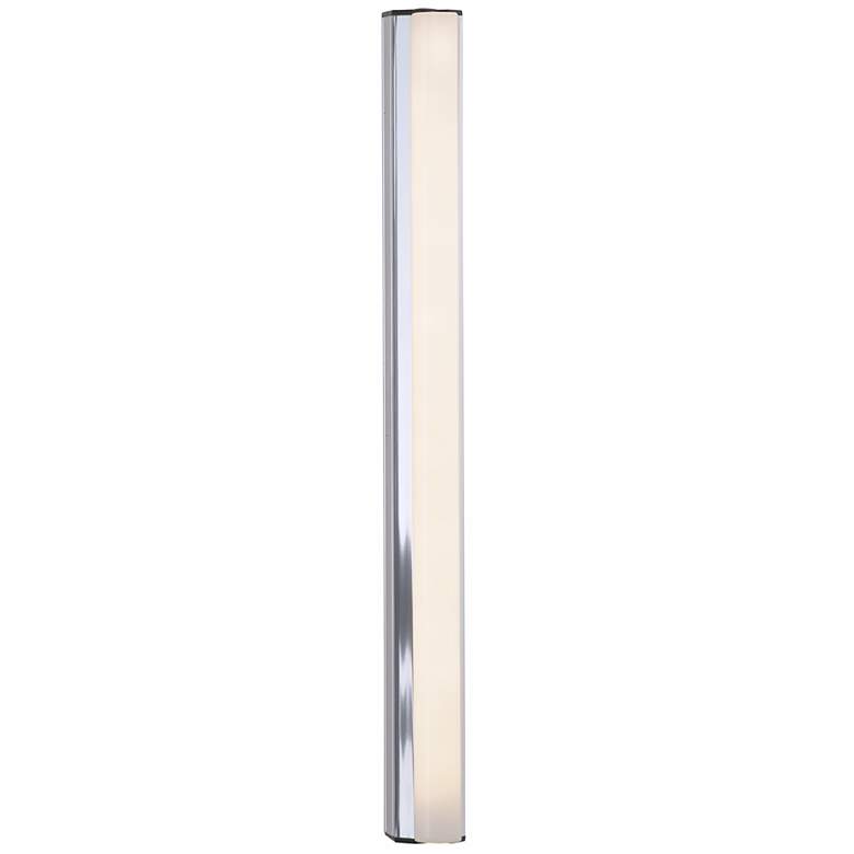 Image 1 Polished Silver 19 11/16 inch High Lincandescents Wall Sconce