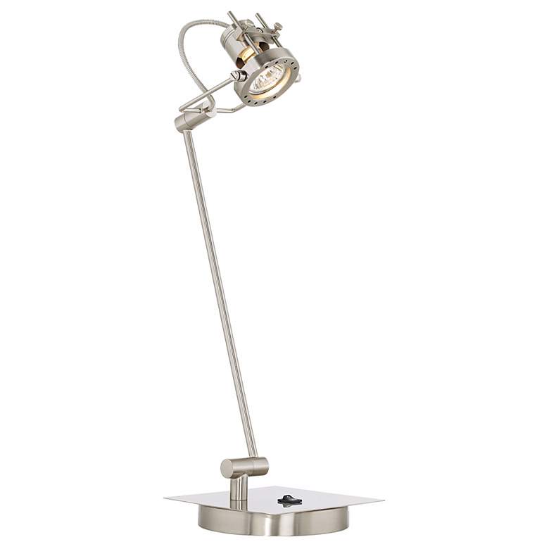 Image 1 Polished Steel Spot Desk Lamp