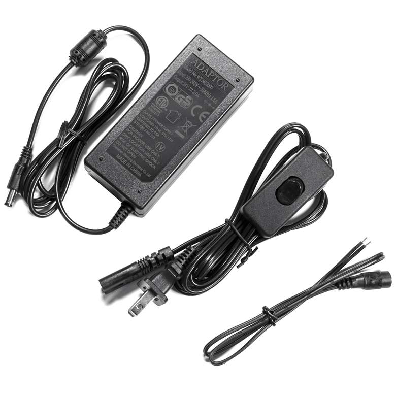 Image 1 Polk 2.2 inch Wide Black LED Plug-in Power Supply