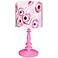 Polka Dots And Pink Roses Children's Table Lamp
