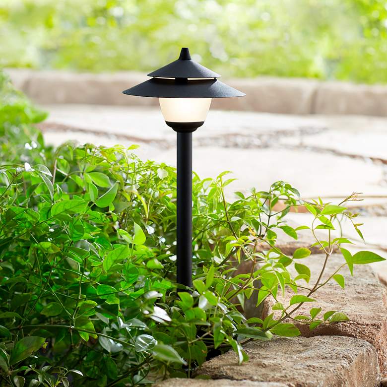 Image 7 Pollack 15" High Black LED Landscape Lights Set of 2 more views