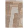 Pollock Abstract Hand Tufted Brown Area Rug 3'-6" x 5'-6"