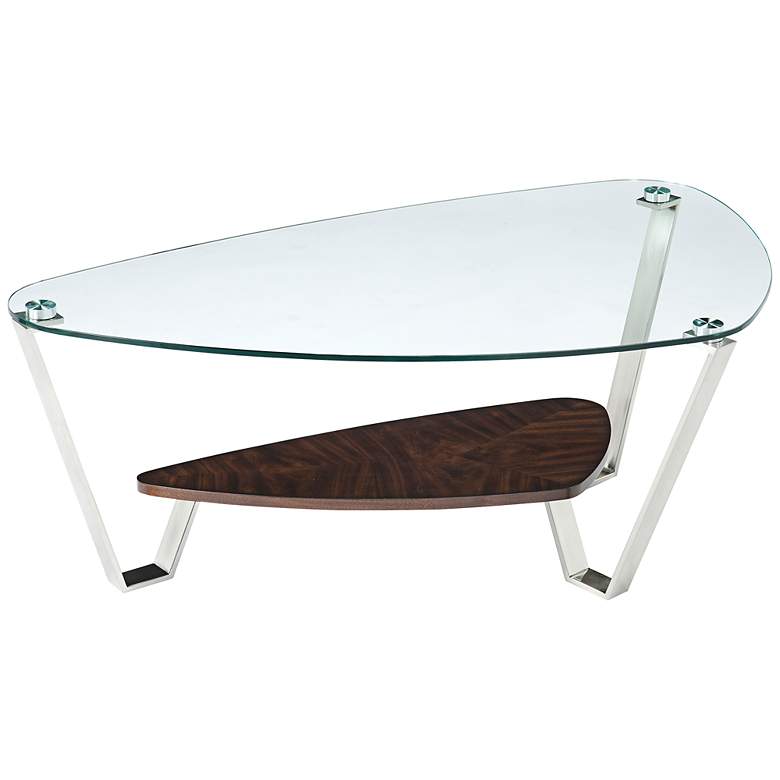 Image 1 Pollock Modernist Glass Cocktail Table