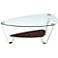Pollock Modernist Glass Cocktail Table