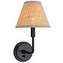 2_Polly 14 1/4" High Blackened Brass Wall Sconce more views
