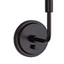 4_Polly 14 1/4" High Blackened Brass Wall Sconce more views